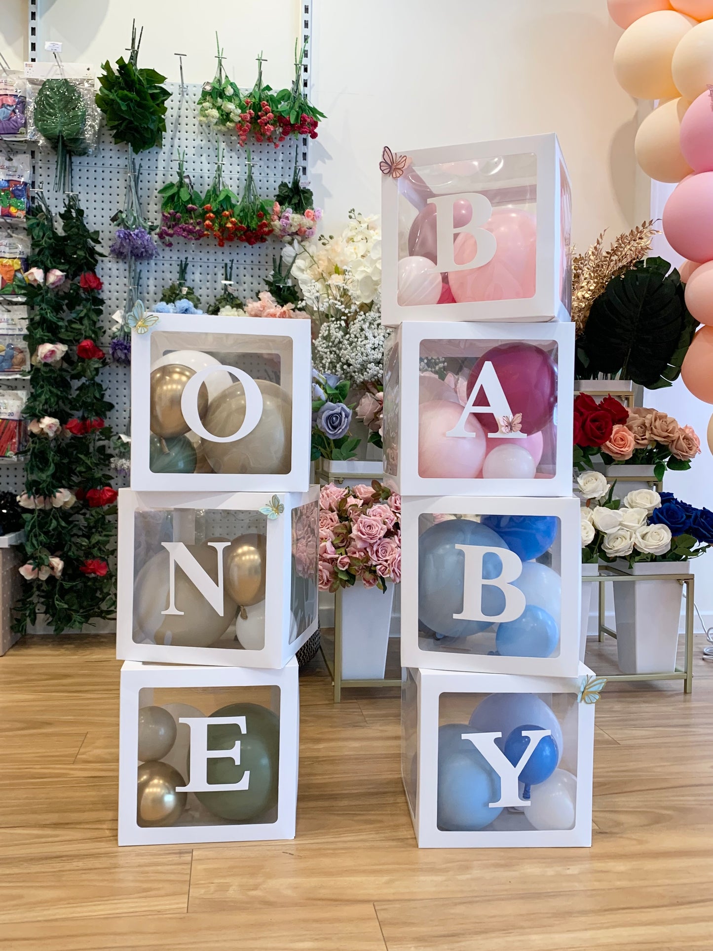 ONE & BABY Balloon Boxes