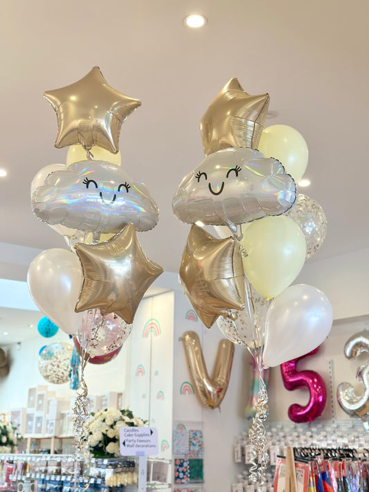 Pastel Cloud Balloon Bunch