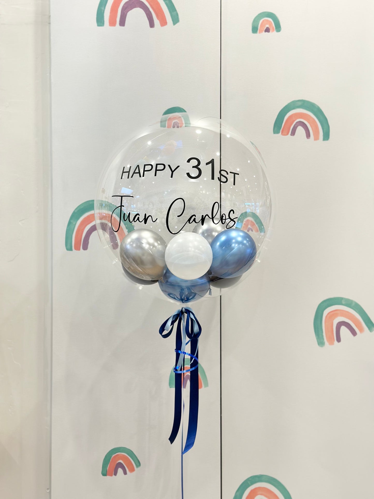 Clear Bobo Balloon with Decal