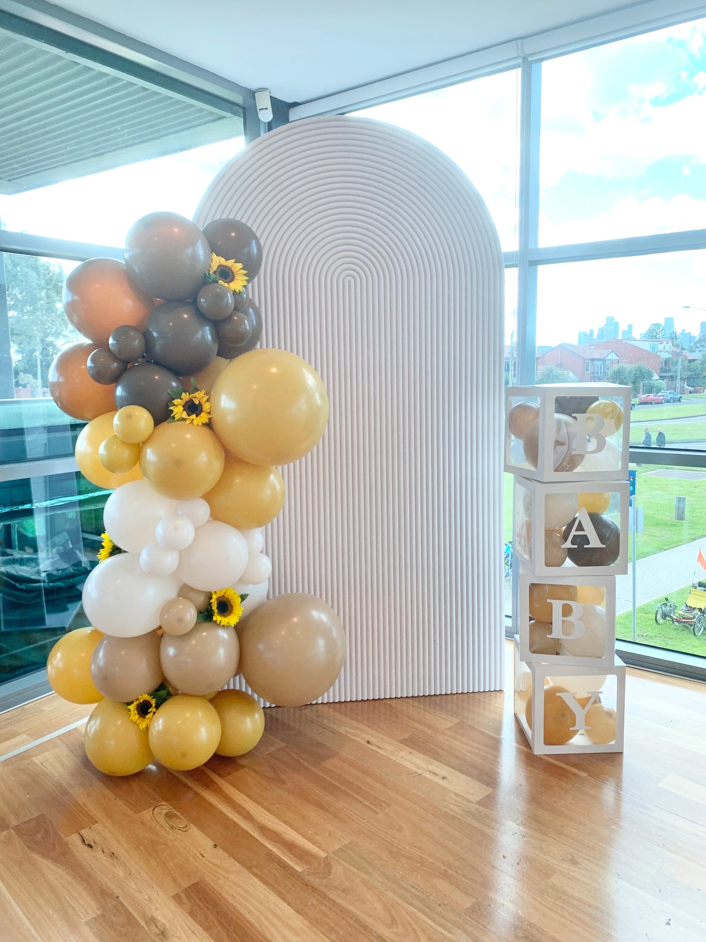 Sunflower Theme Balloon Garland