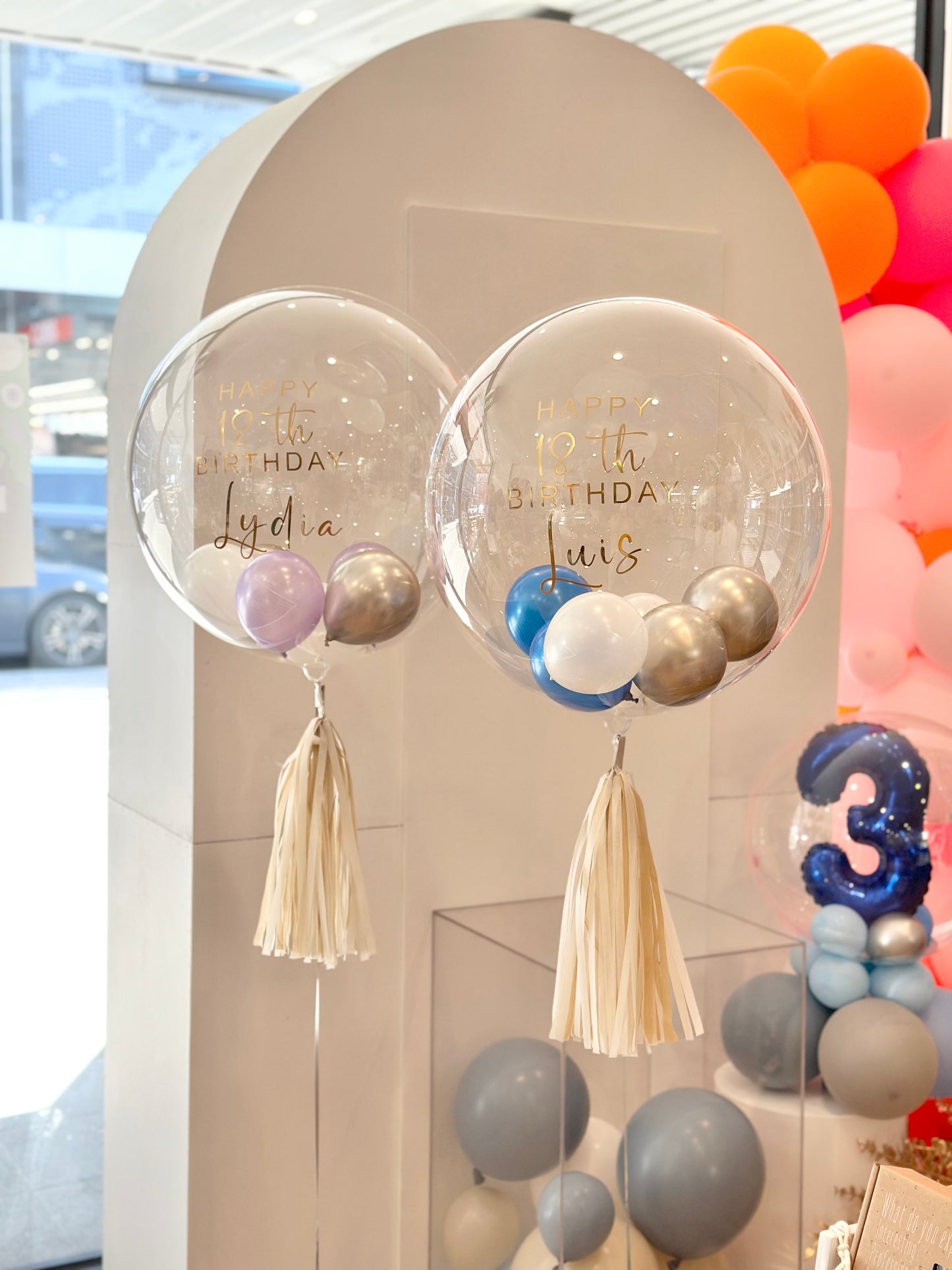 Clear Bobo Balloon with Decal