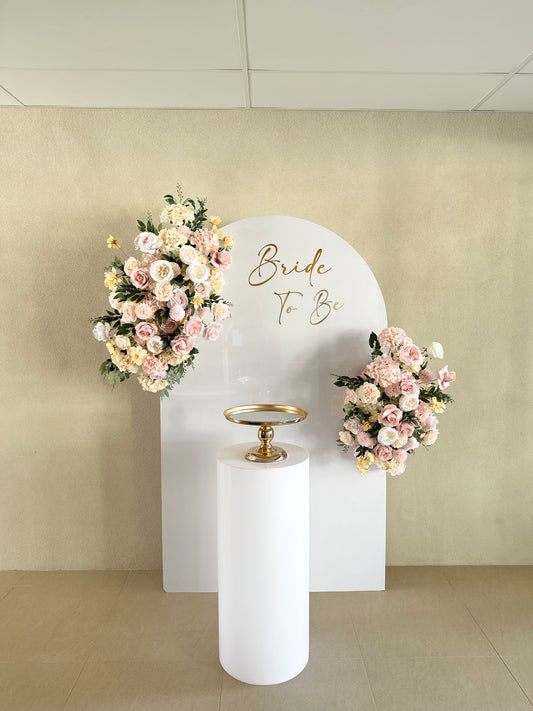 Peach Creamy Faux Flower (For Hire)