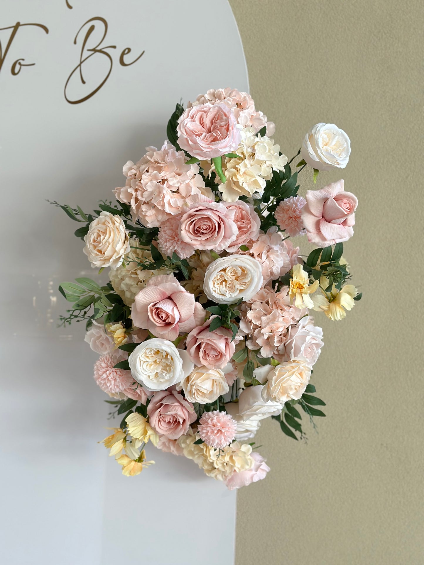 Peach Creamy Faux Flower (For Hire)