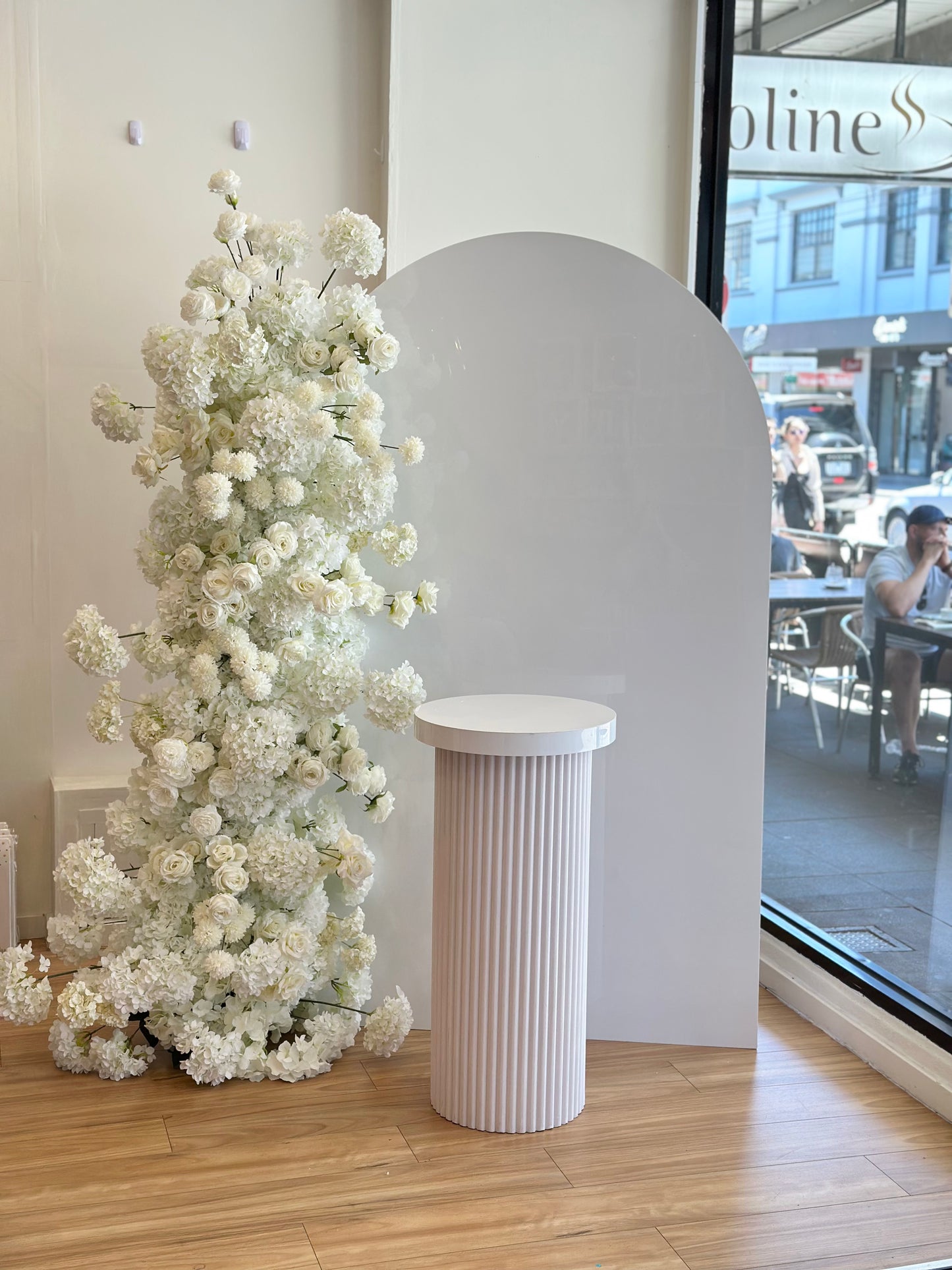 White Faux Flower (For Hire)