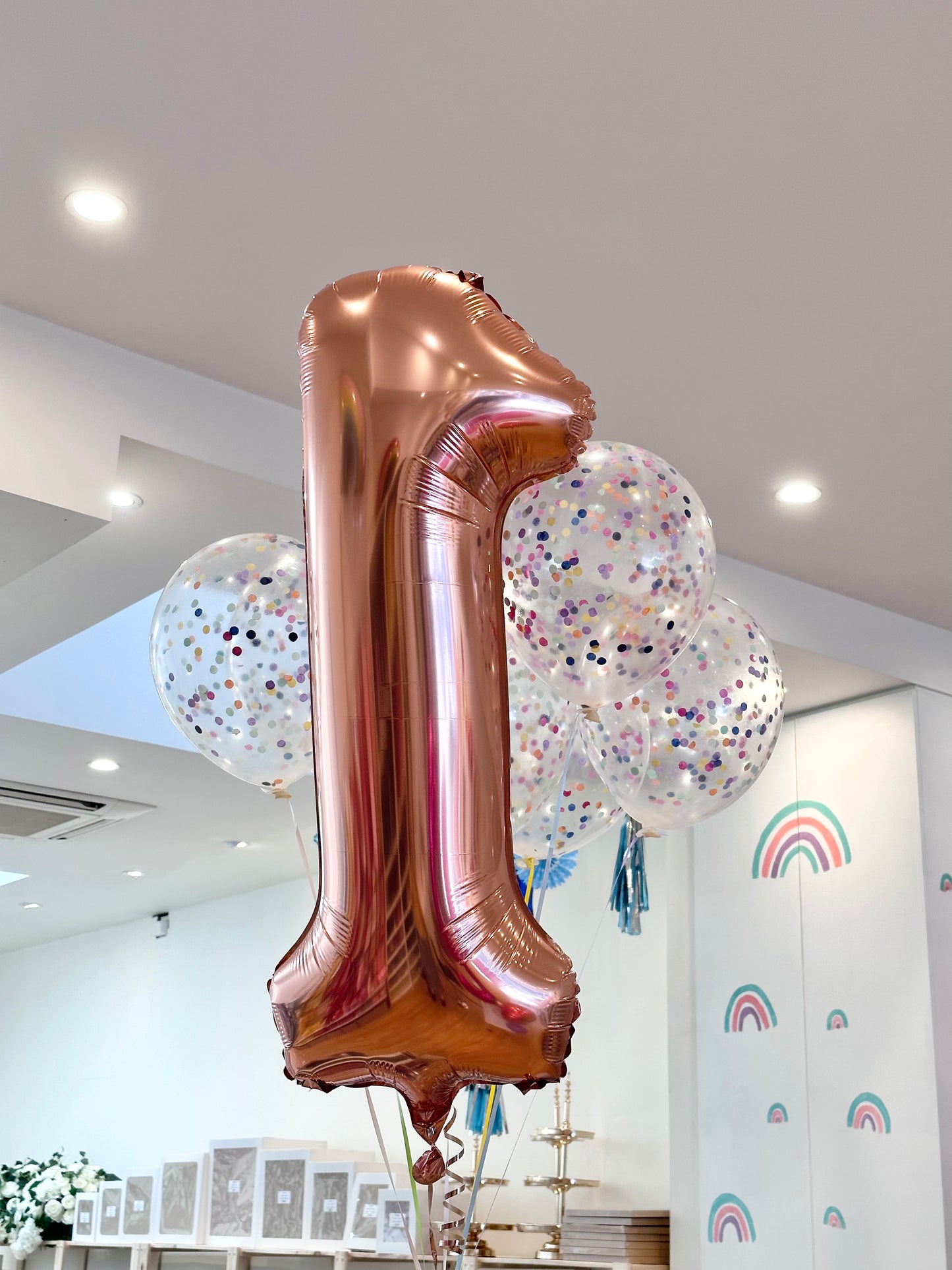 Jumbo Number Balloon (Golds, Rose Gold, Black, Silver)