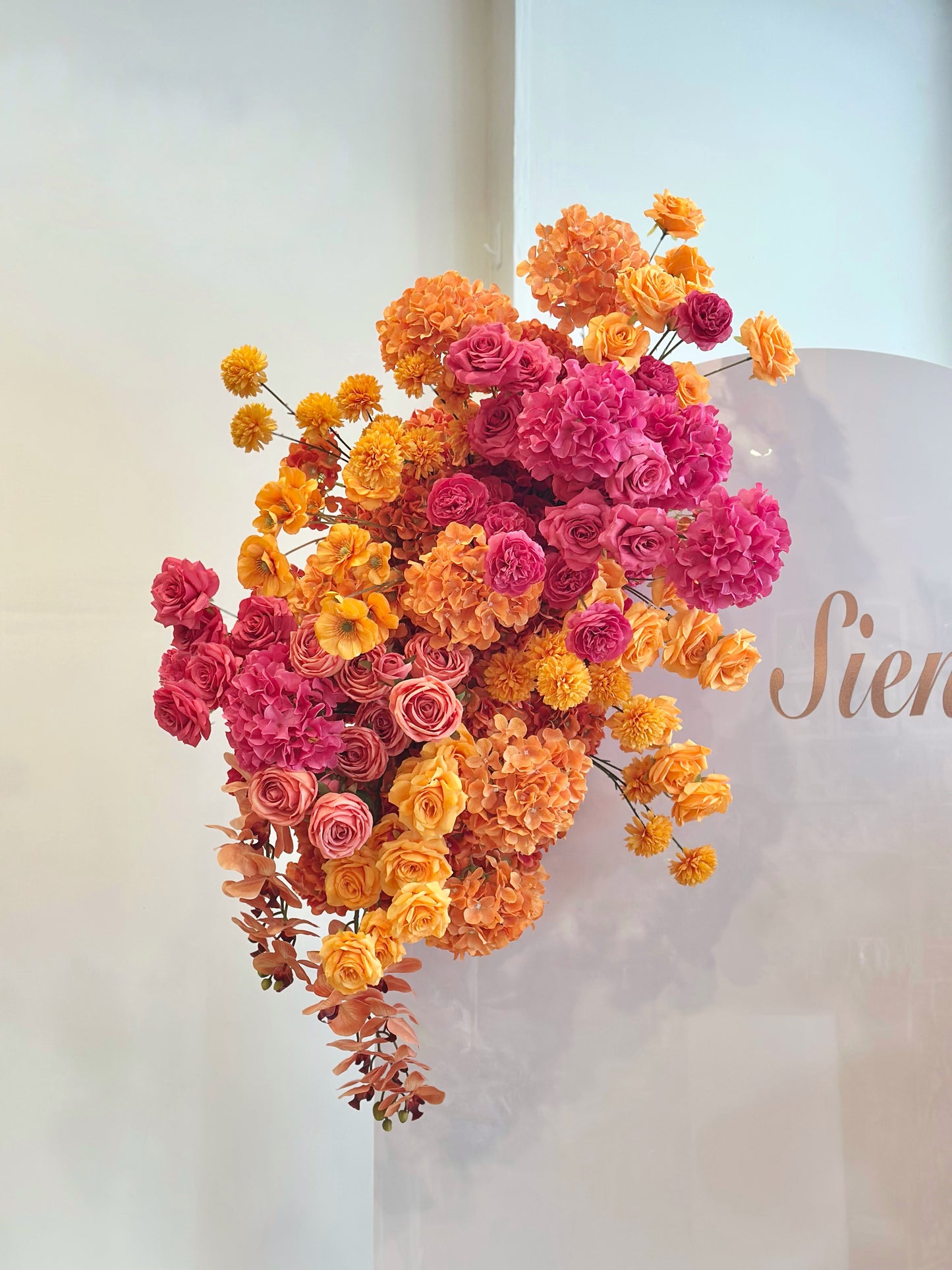Pink & Peach Oranges Faux Flower (For Hire)
