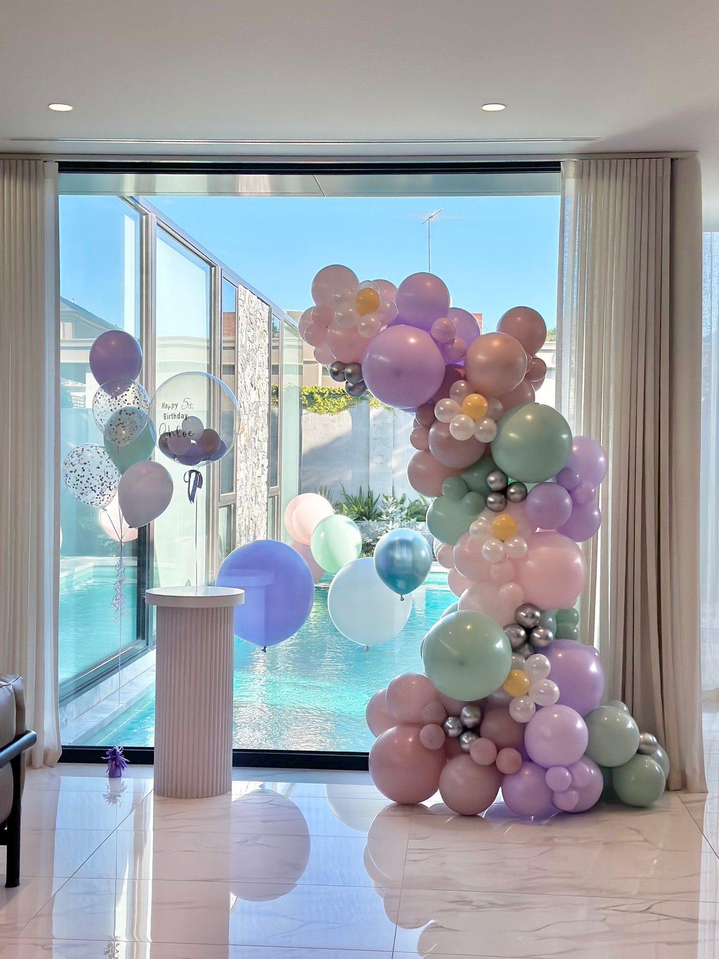 Pastel Breeze Balloon Garland