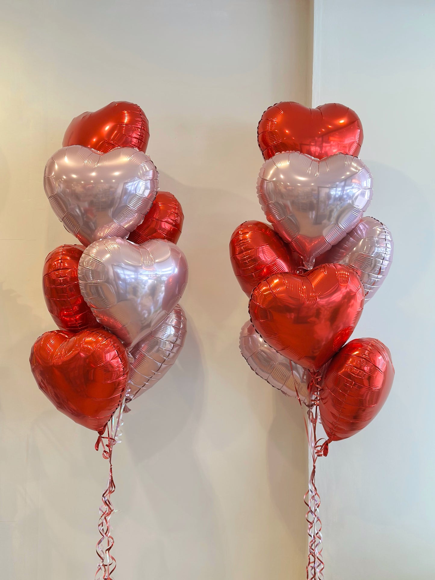 Foil Heart Balloon Bunch