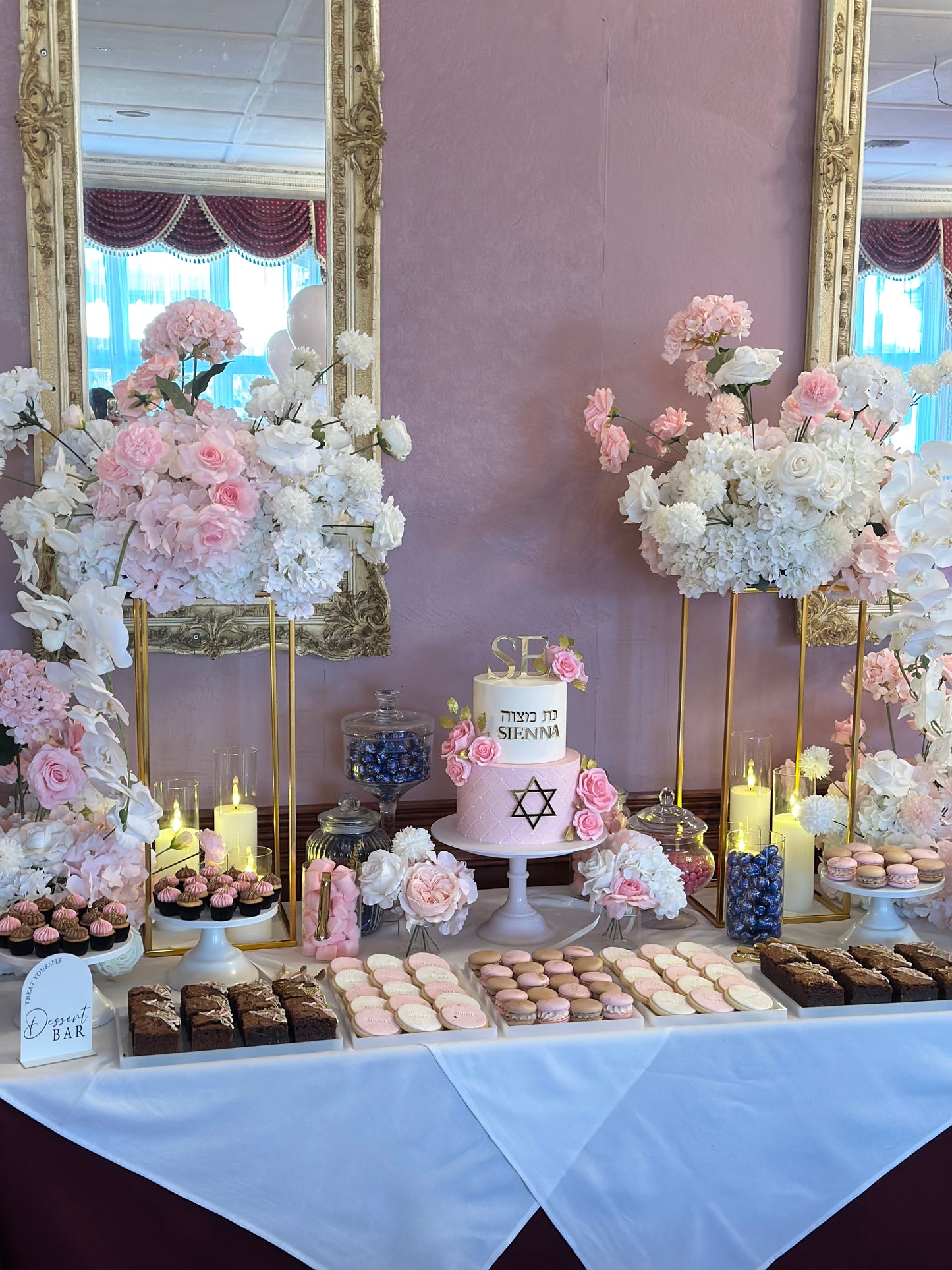 Bat Mitzvah 12th Birthday Setup