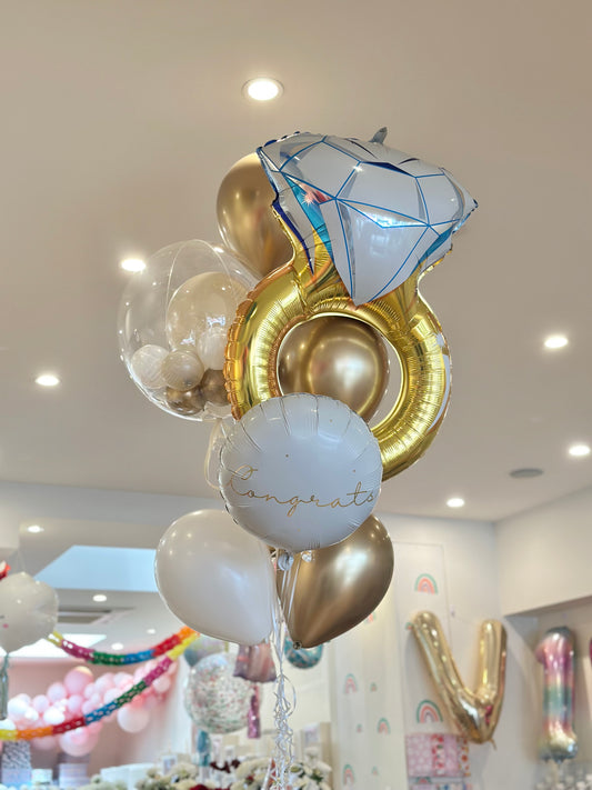 Engaged/Propose Balloon Bunch