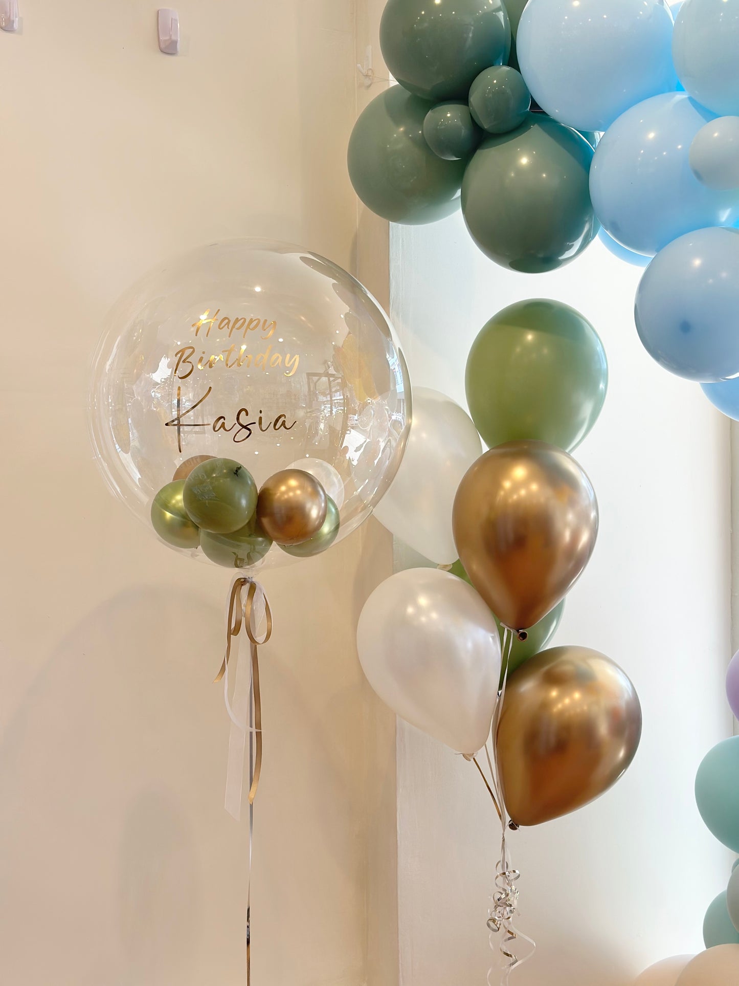 Clear Bobo Balloon with Decal