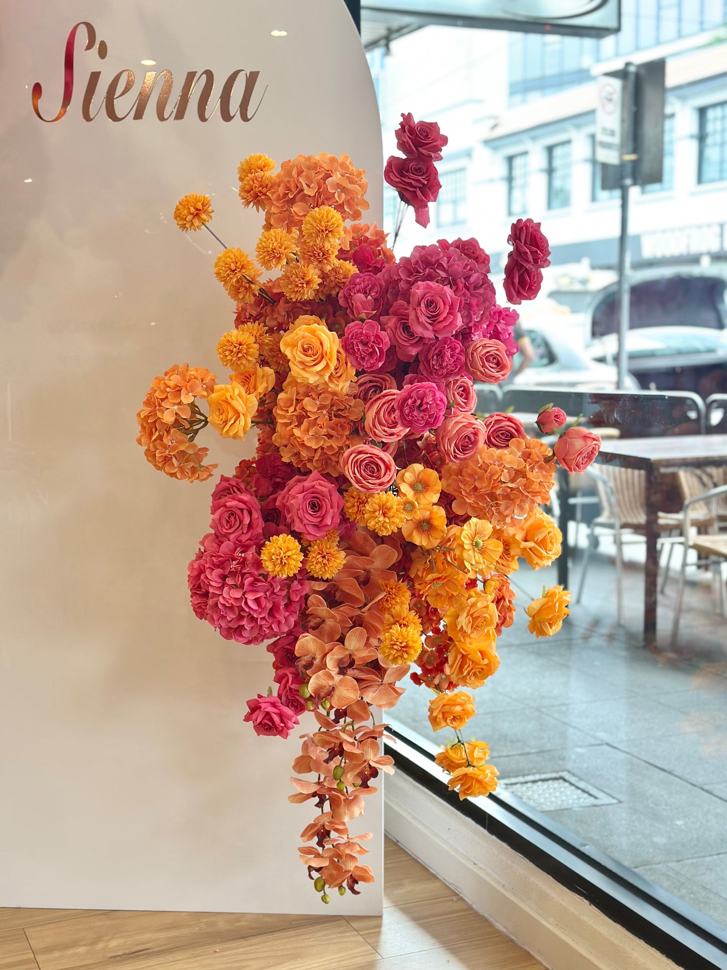 Pink & Peach Oranges Faux Flower (For Hire)