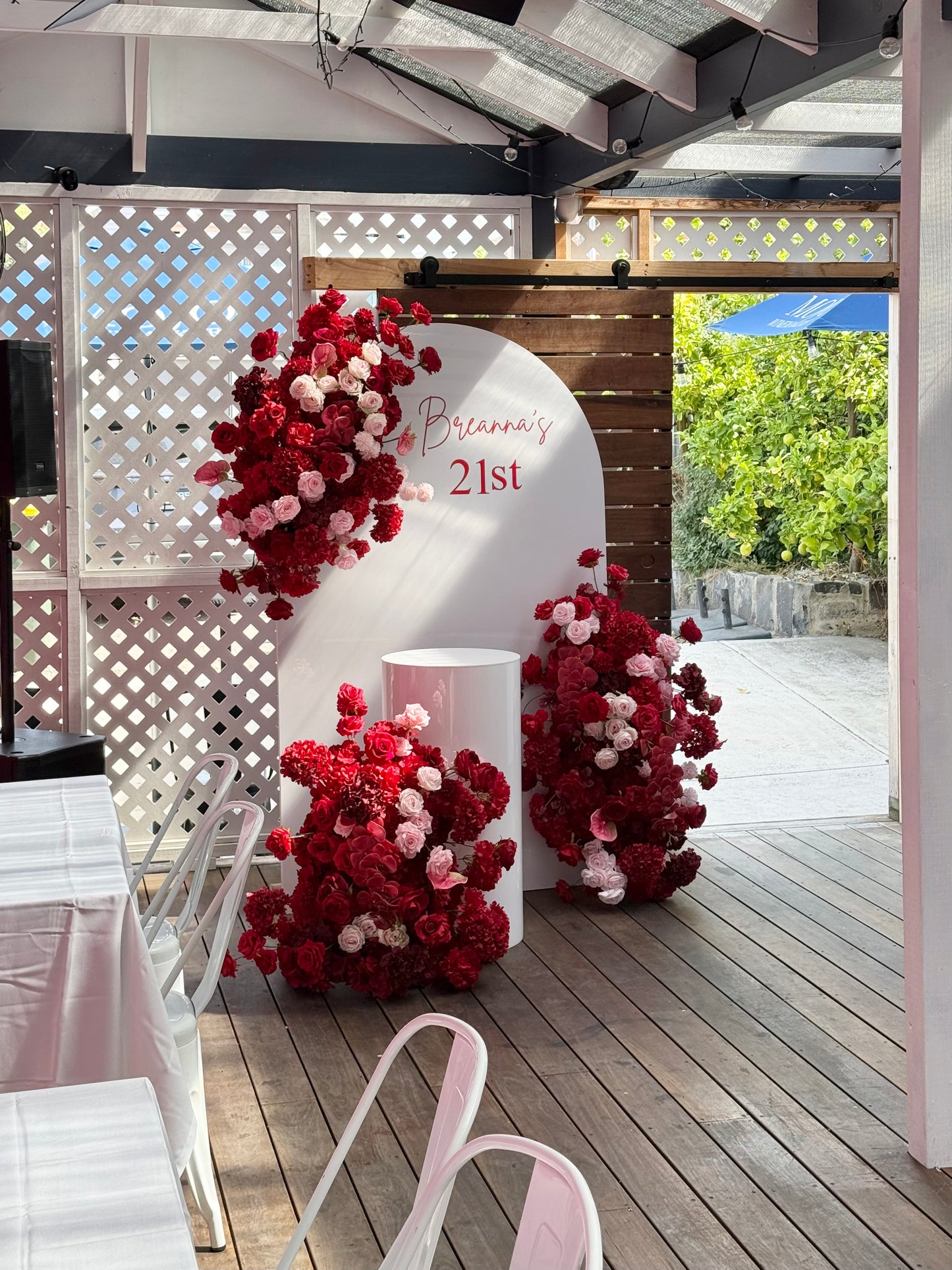 Reds Faux Flower (For Hire)