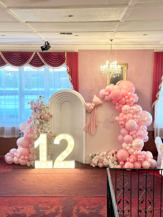 Bat Mitzvah 12th Birthday Setup