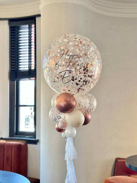 Jumbo Confetti Balloon With Customized Decal