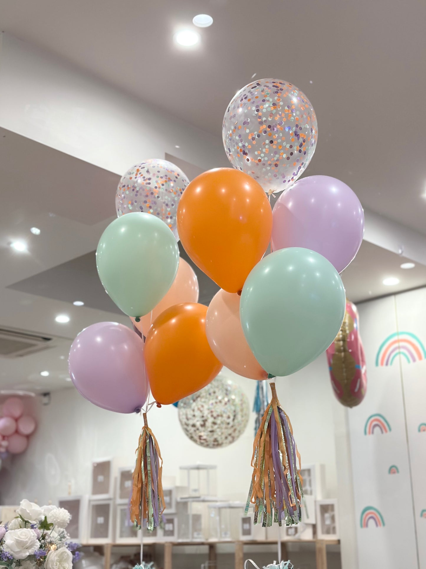 Classic Confetti Balloon Bunch