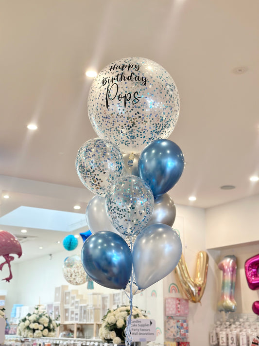 60cm Confetti Balloon Bunch