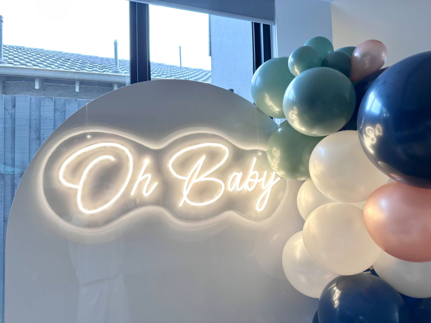 Oh Baby Neon Sign (For hire)