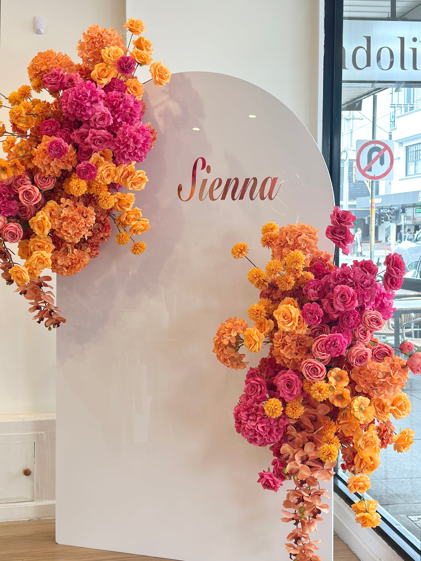 Pink & Peach Oranges Faux Flower (For Hire)