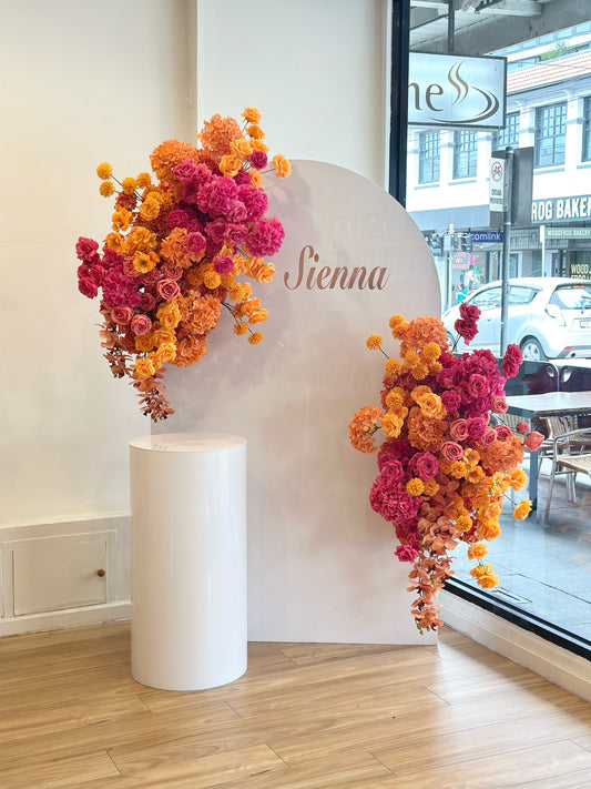 Pink & Peach Oranges Faux Flower (For Hire)