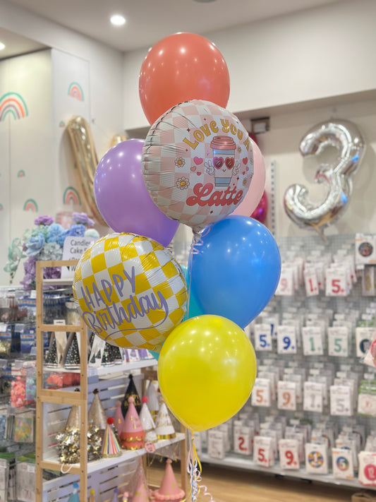 Rainbow Mix Balloon Bunch